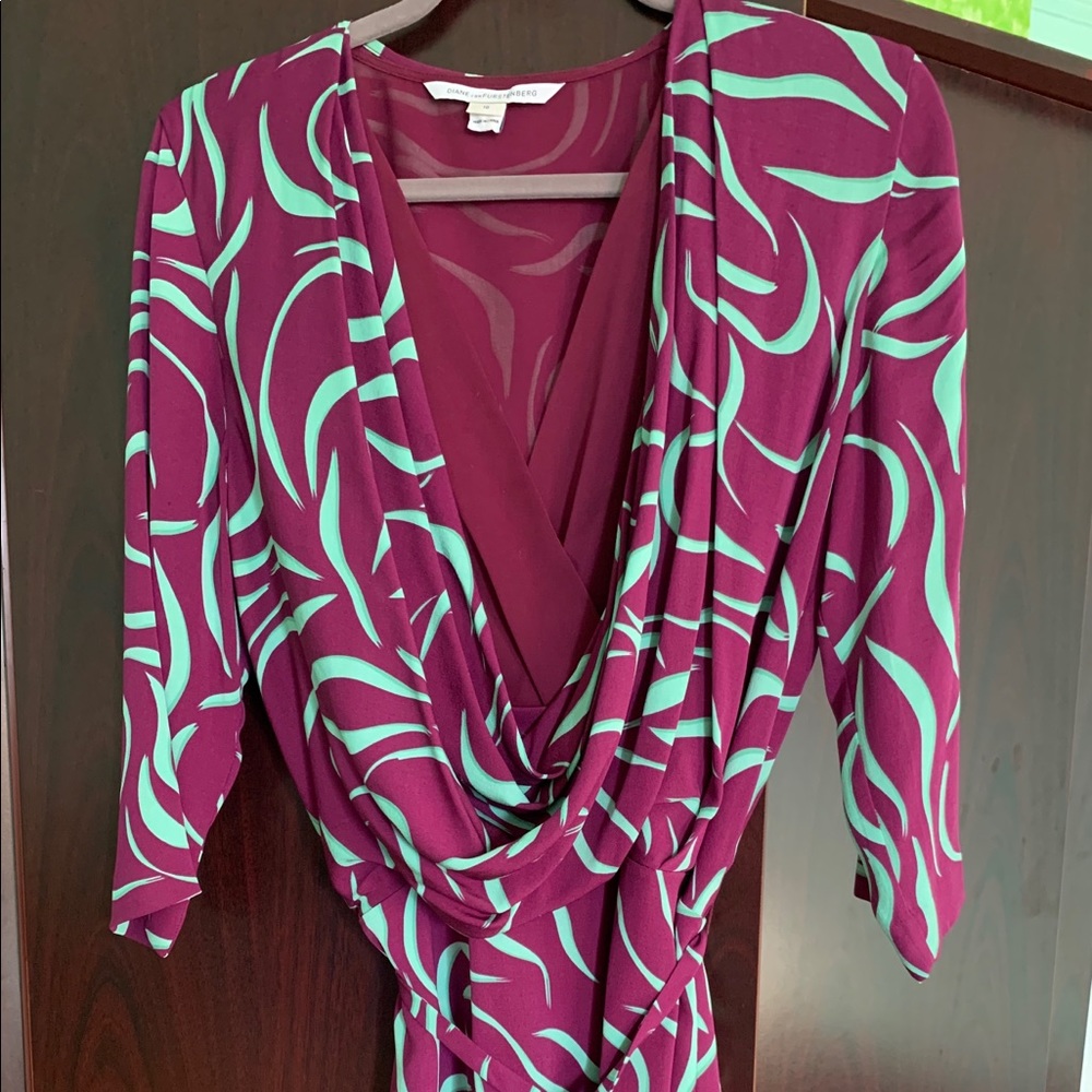 DVF short dress , size 10